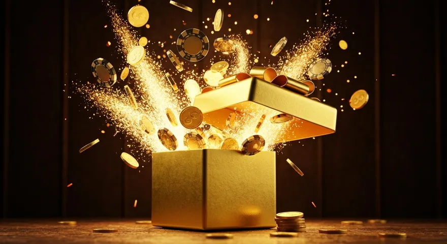 Bonus casinò non AAMS - chips e monete d'oro