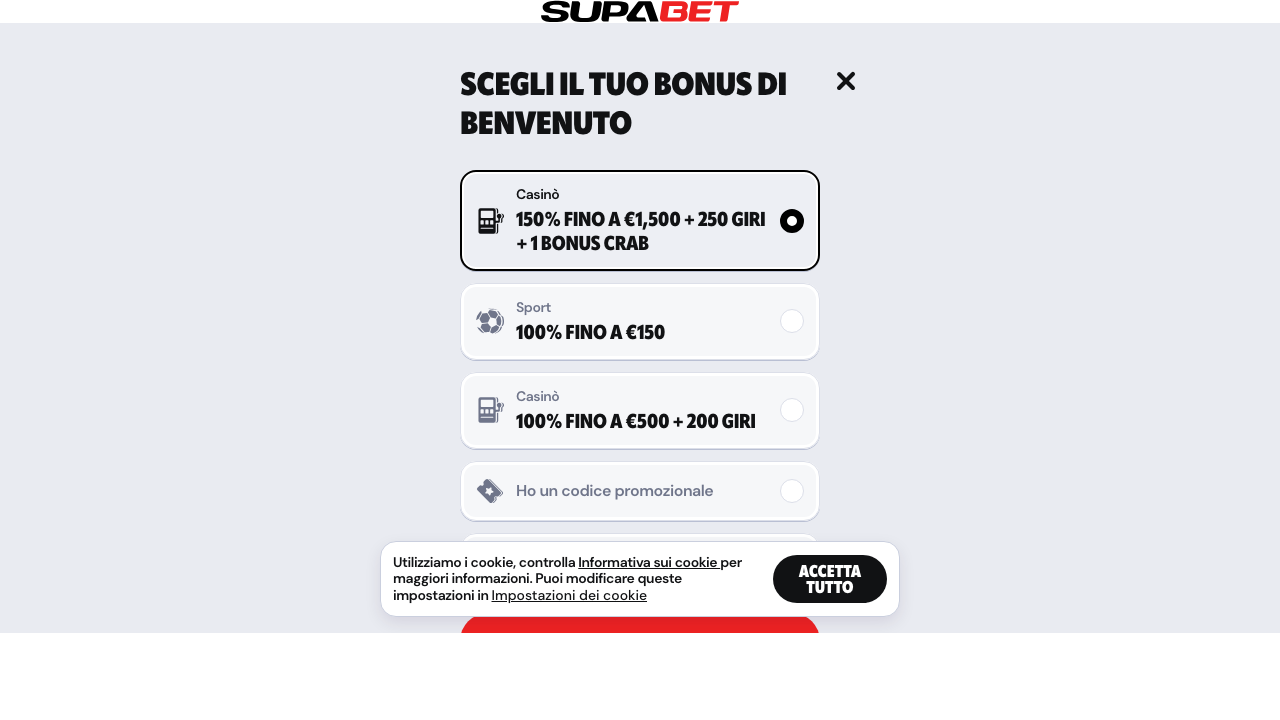 Supabet - casino che pagano subito con 7+ criptovalute
