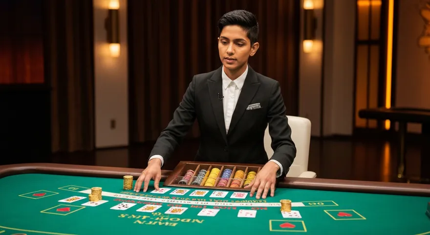 Dealer casinò live - tavolo blackjack professionale